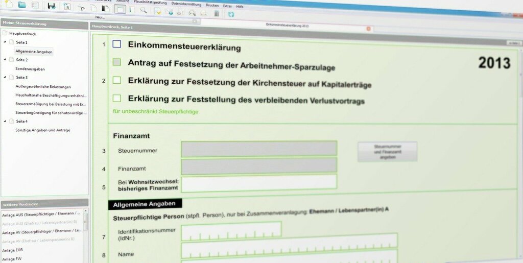 Online-Steuererklärung & Haftung - Teil 2: Zivilrecht Elster Steuererklärung Steuern Formular Einkommenssteuer
