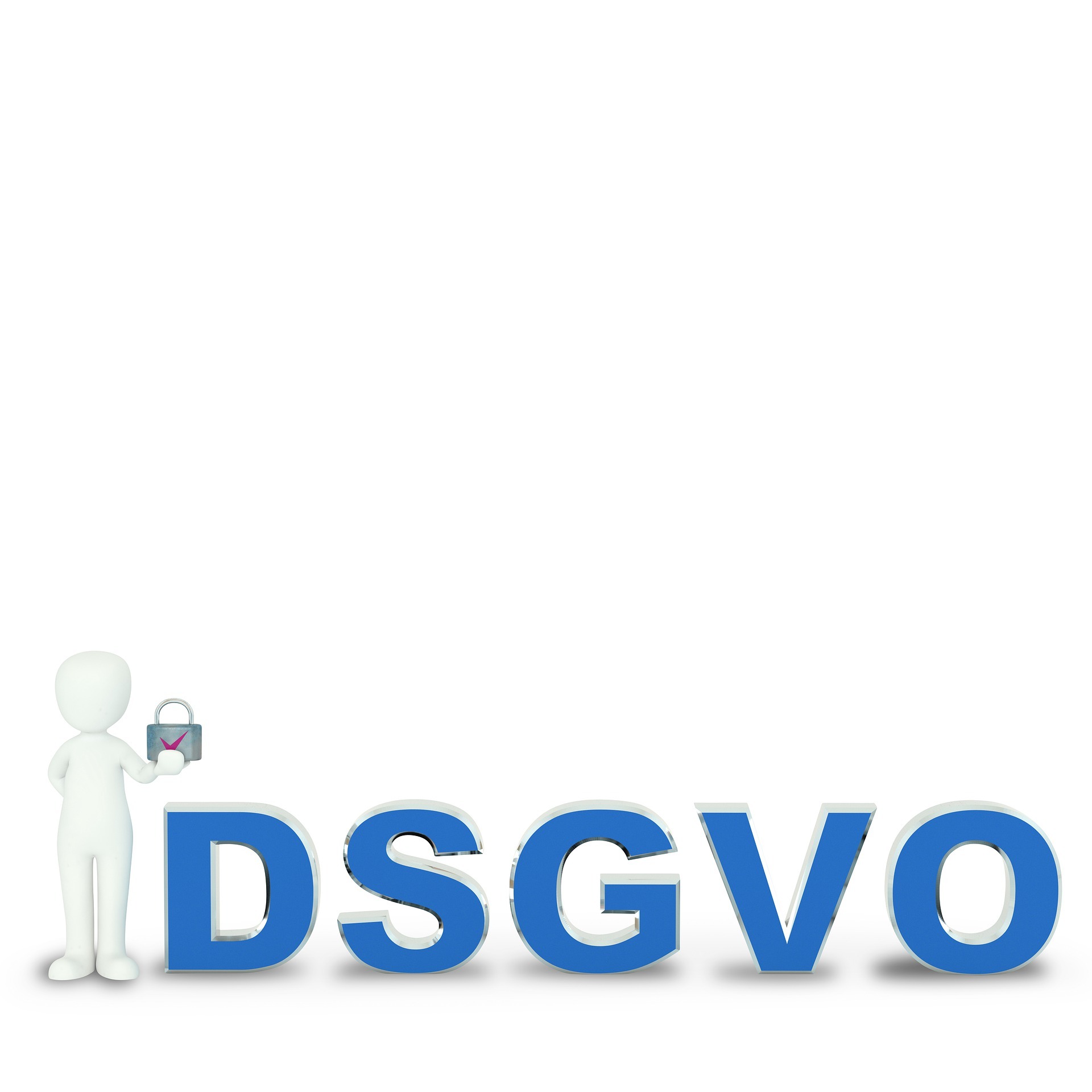 Zweckbindungsgebot der Datenschutzgrundverordnung DSGVO Männchen