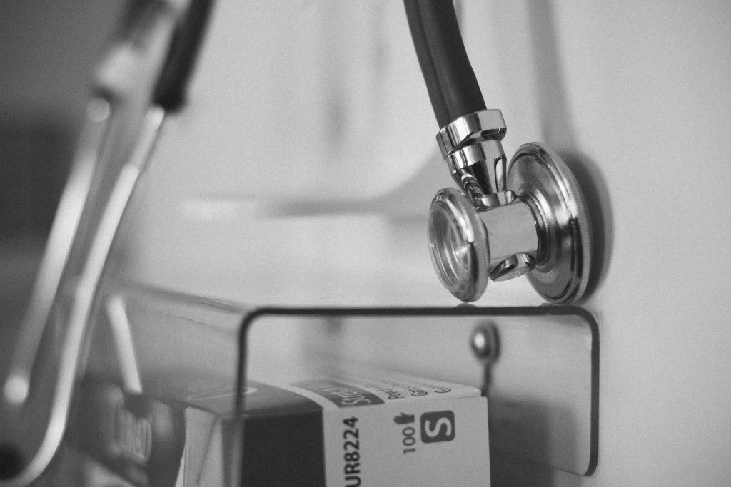 Privatabrechnung von Ärzten Stethoskop Medizin Verpackung Arzt